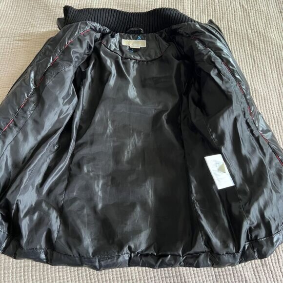 Michael Michael Kors Jacket Womens Petite Petite Black Puffer Quilted Down Coat - Picture 12 of 16